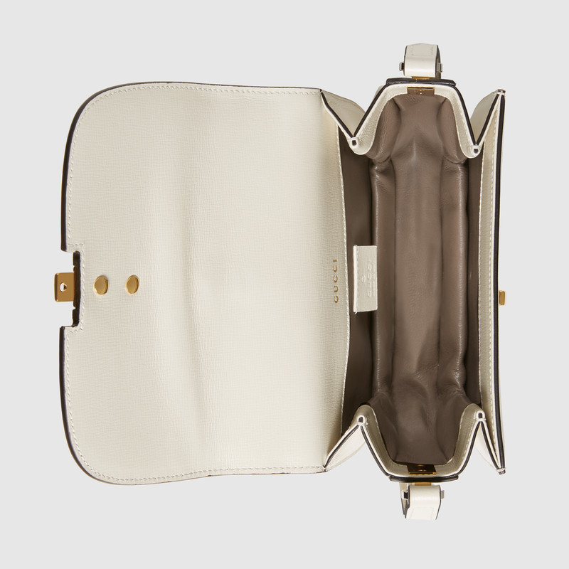 Gucci Sylvie 1969 Mini Shoulder Bag 615965 White